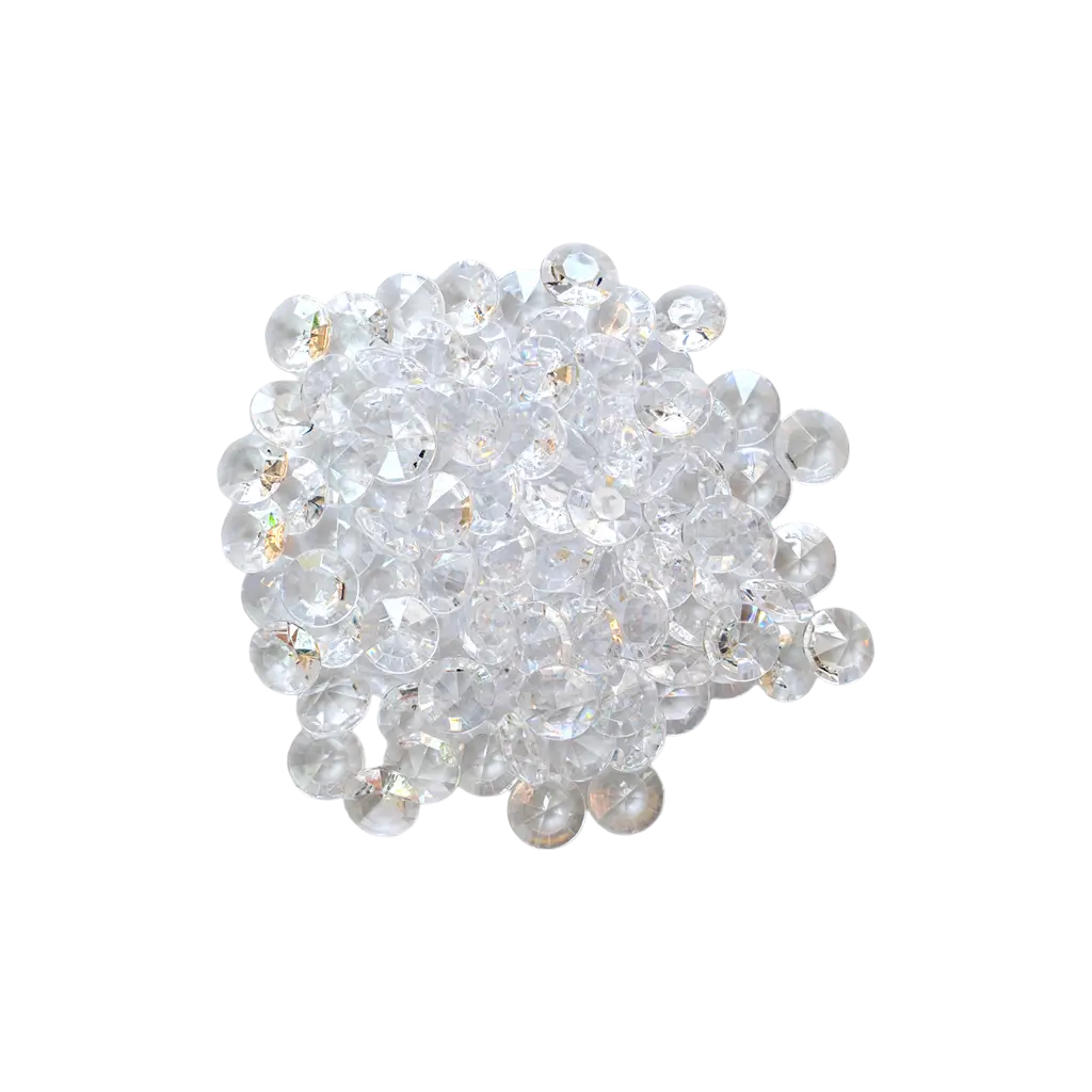 Diamond Confetti - Clear - 20mm - Pack of 10