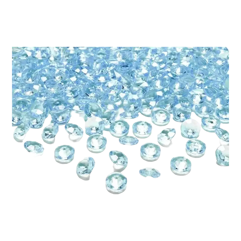 Diamond confetti - Turquoise - (set of 100)