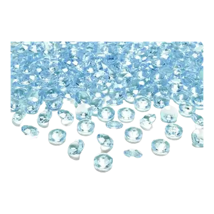 Diamond confetti - Turquoise - (set of 100)