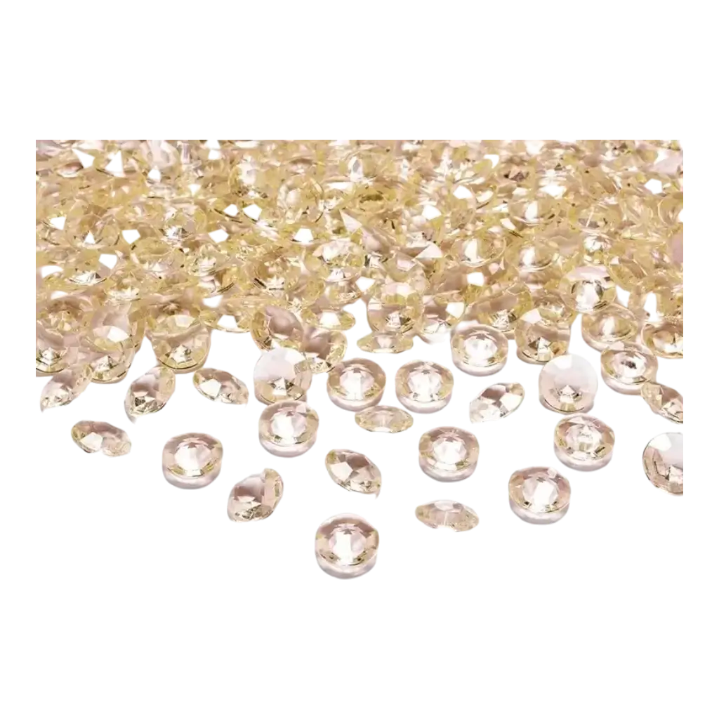 Diamond confetti - Gold - (set of 100)