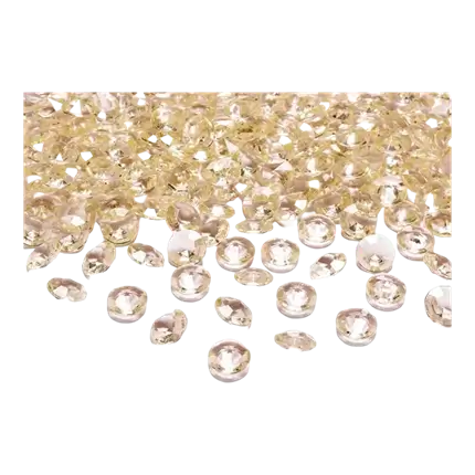 Diamond confetti - Gold - (set of 100)
