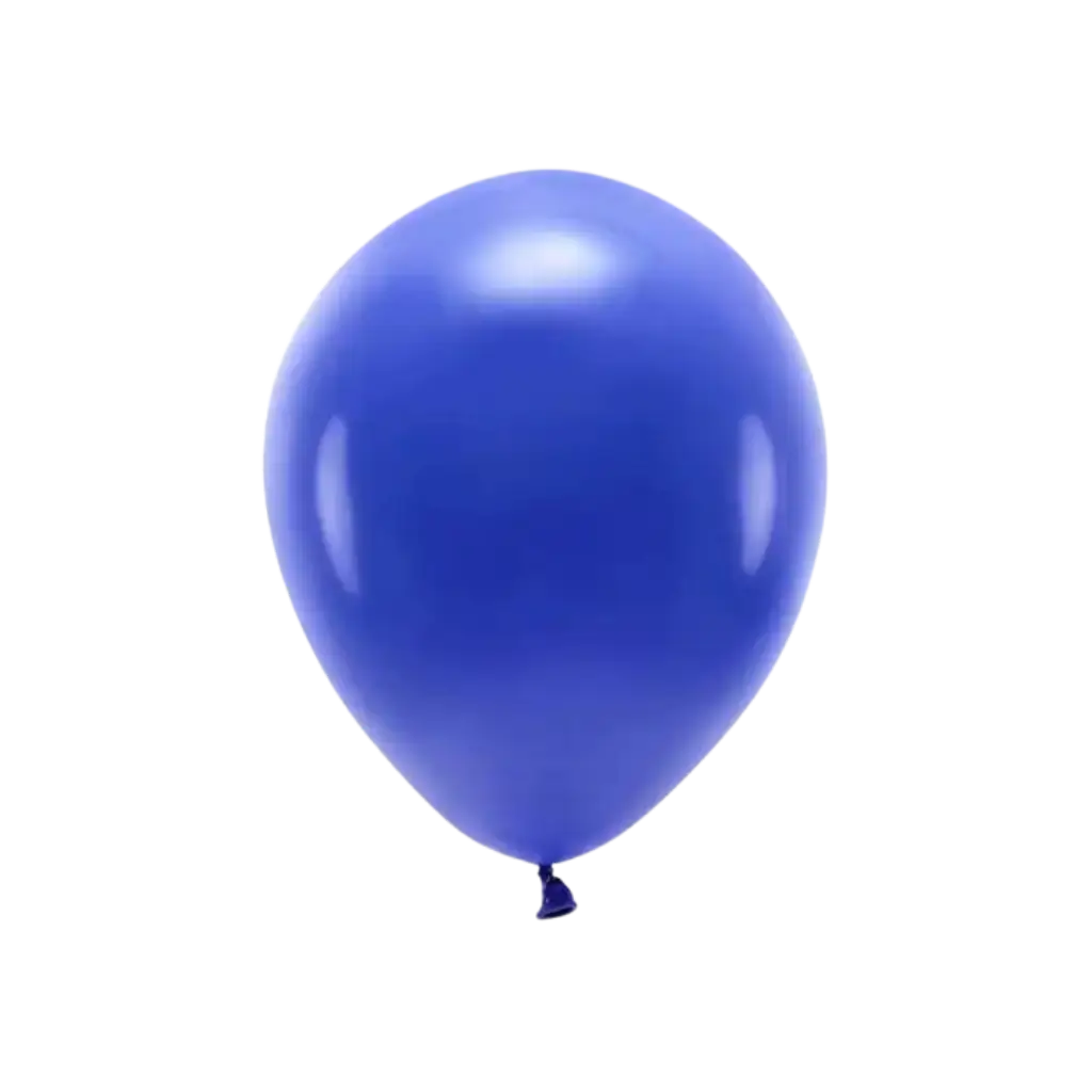 Lot of 10 Navy Blue Biodegradable Balloons