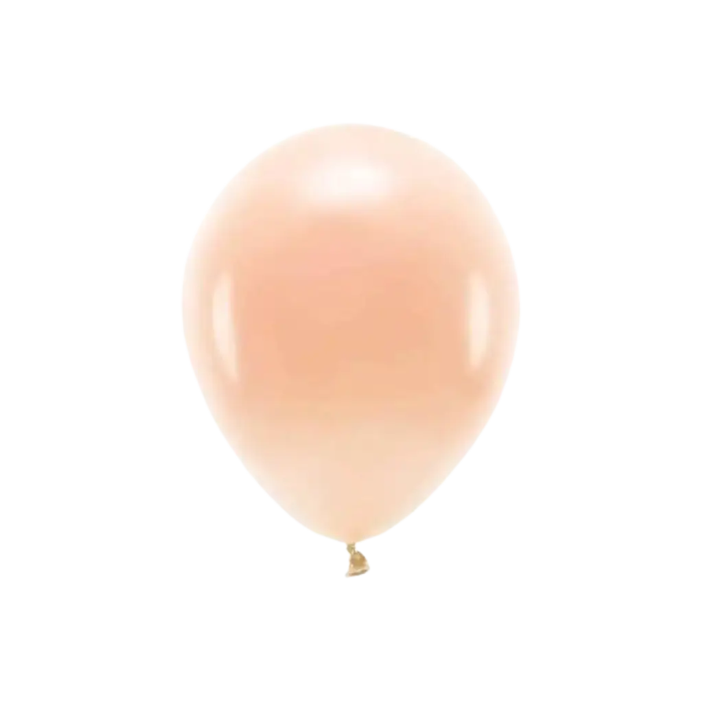 Set of 10 Biodegradable Peach Pastel Balloons