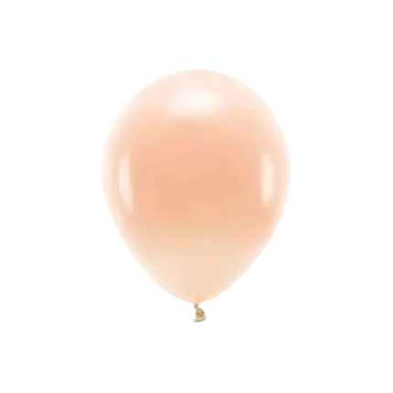 Set of 10 Biodegradable Peach Pastel Balloons