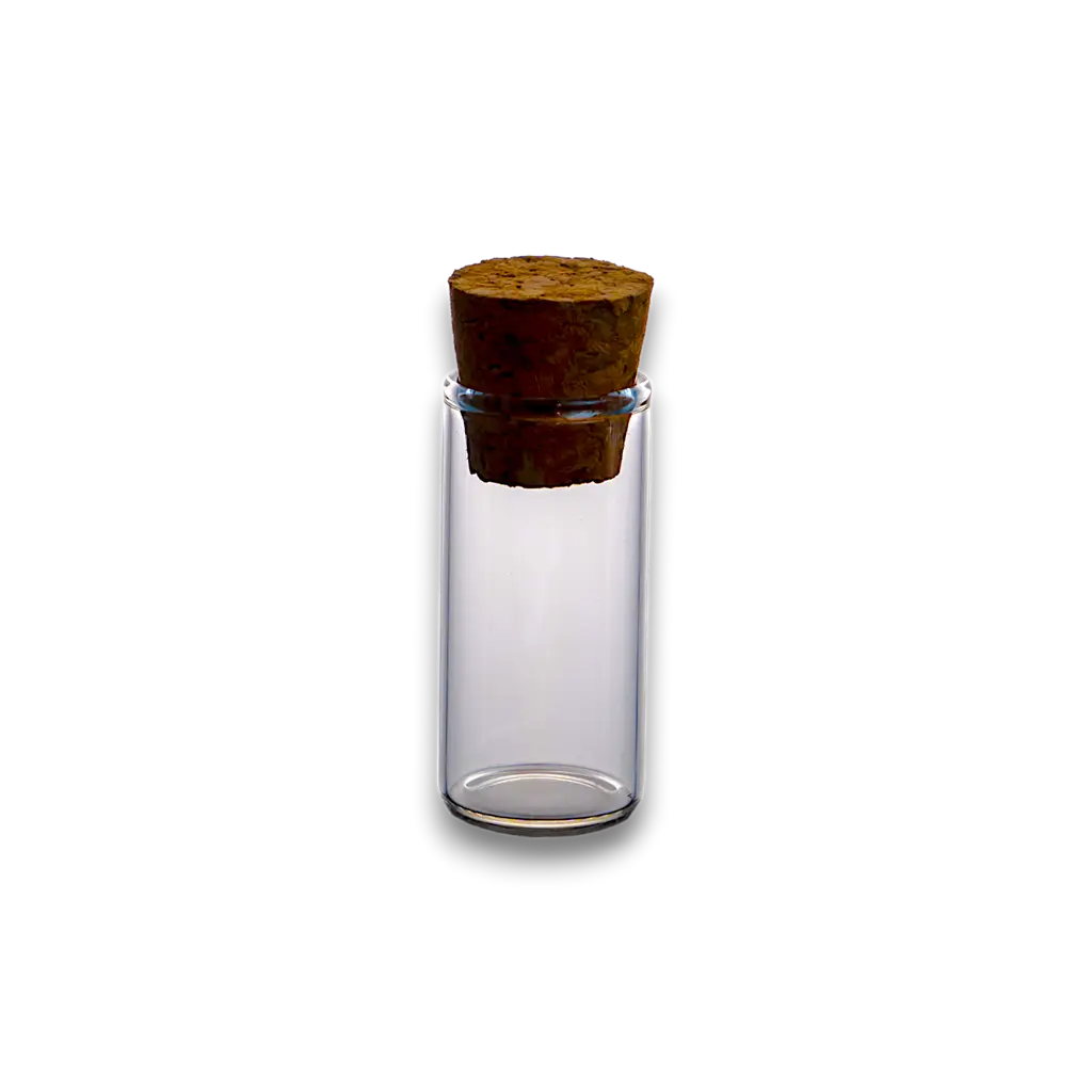 Glass vial - ø 2.2 x 5 cm (Lot of 48)