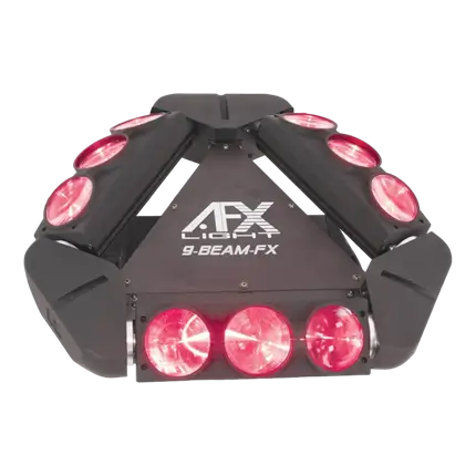 Rotating LED spider light effect