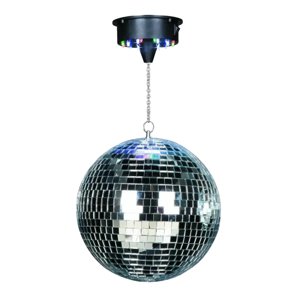 Ibiza disco light mirror ball