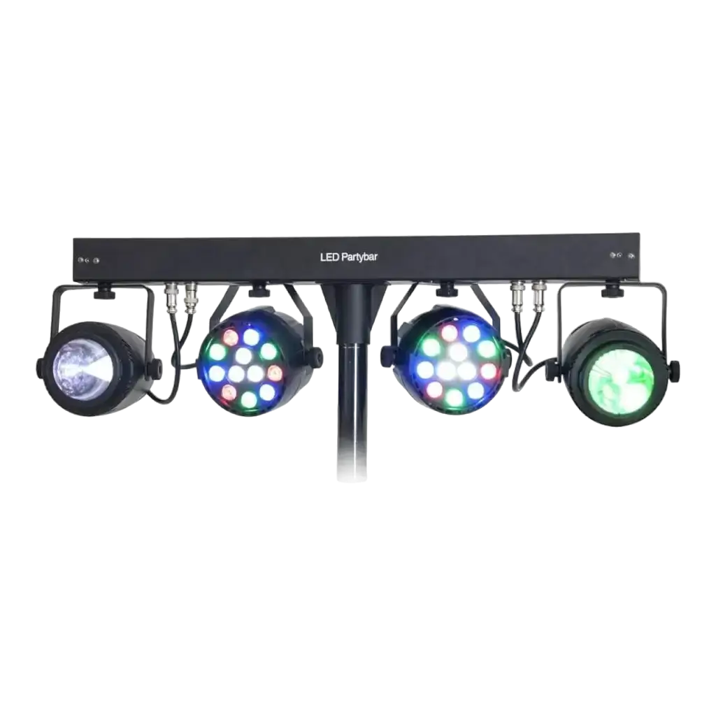 Ibiza LIGHT DJLIGHT60 light stand with 2 projectors