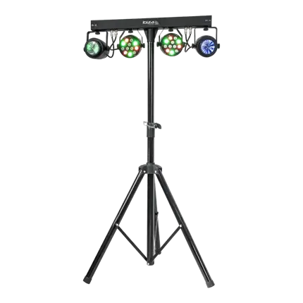 Ibiza LIGHT DJLIGHT60 light stand with 2 projectors