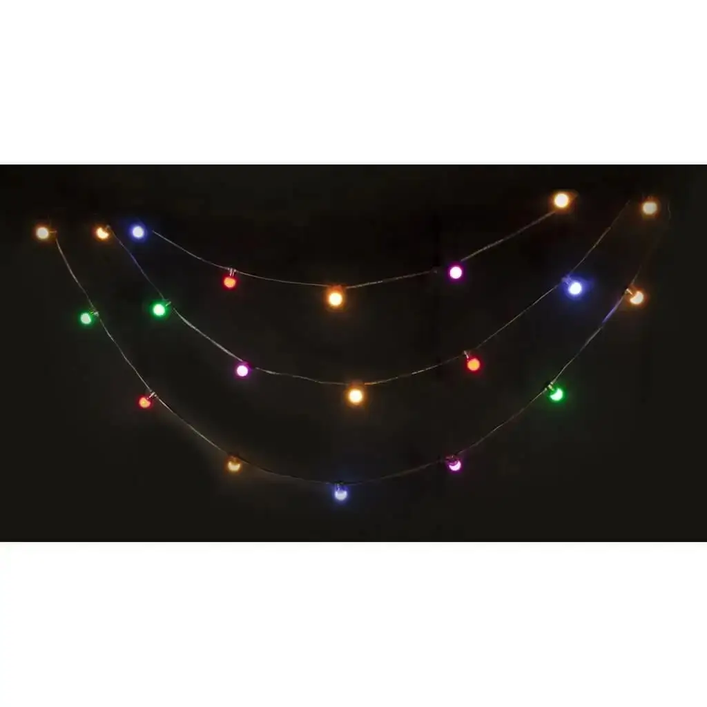 LEDSTRING-COLOR 10m String of lights with 20 coloured LEDs