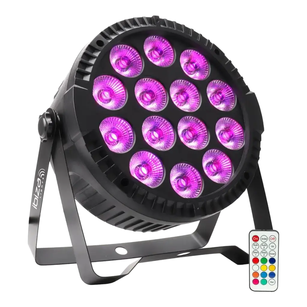 14 LED RGBW flat PAR projector