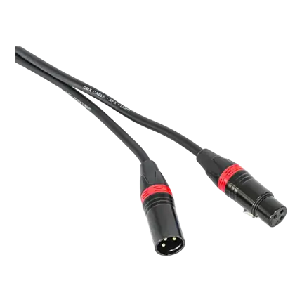 DMX cable male/female 10m