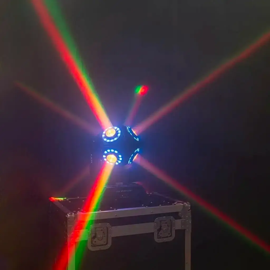 DMX SATURNE 4 in 1 LED bows with light rings