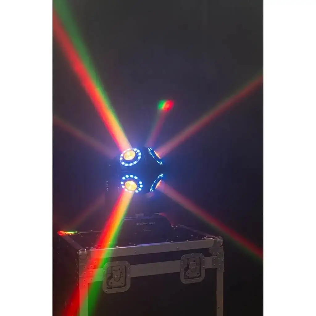 DMX SATURNE 4 in 1 LED bows with light rings
