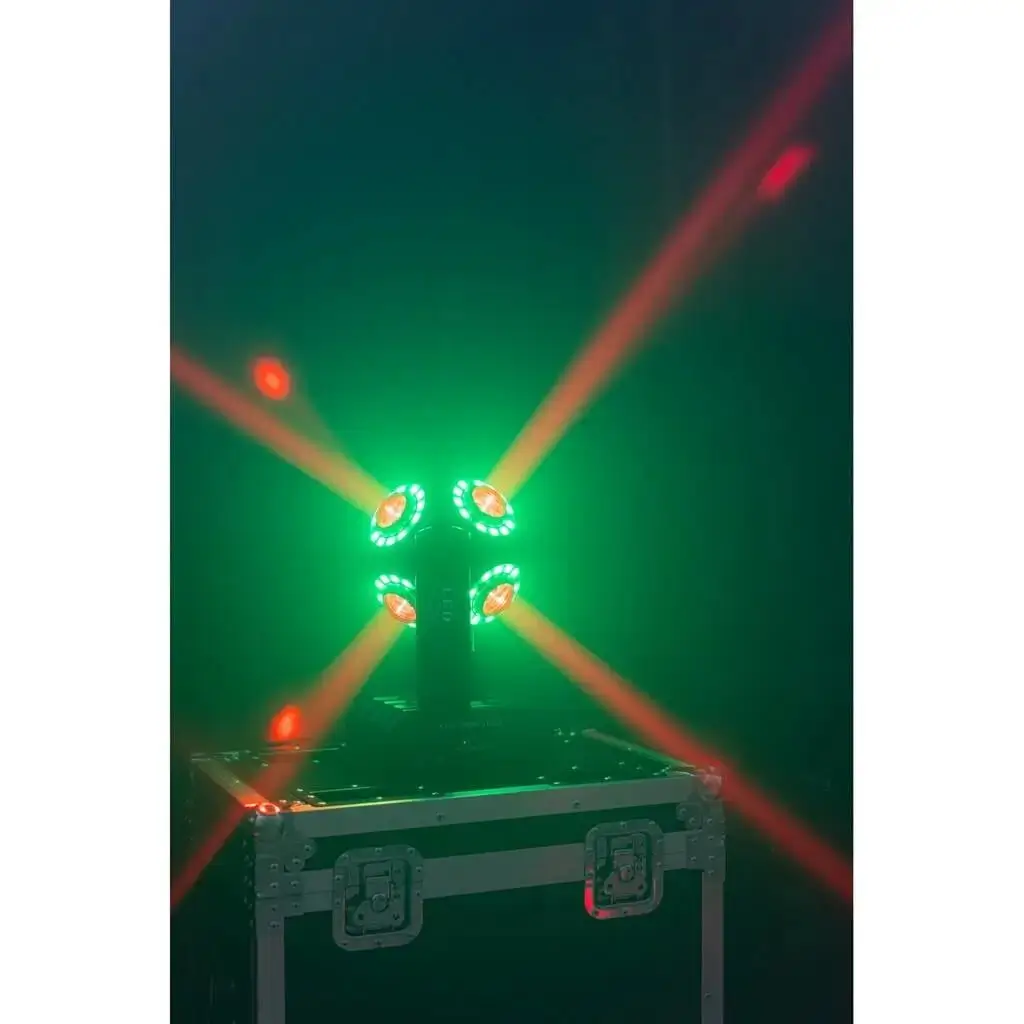DMX SATURNE 4 in 1 LED bows with light rings