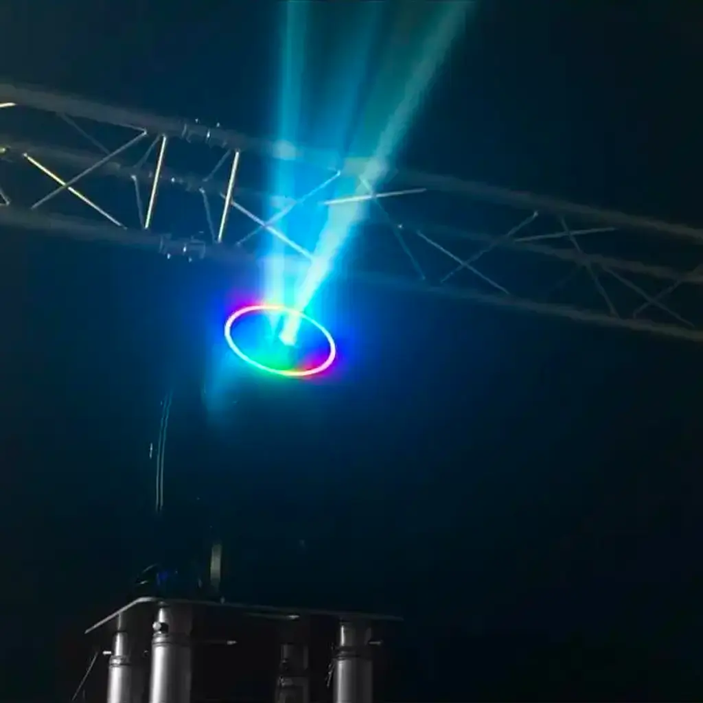 BEAM-100LED-MKII with double prime & light ring