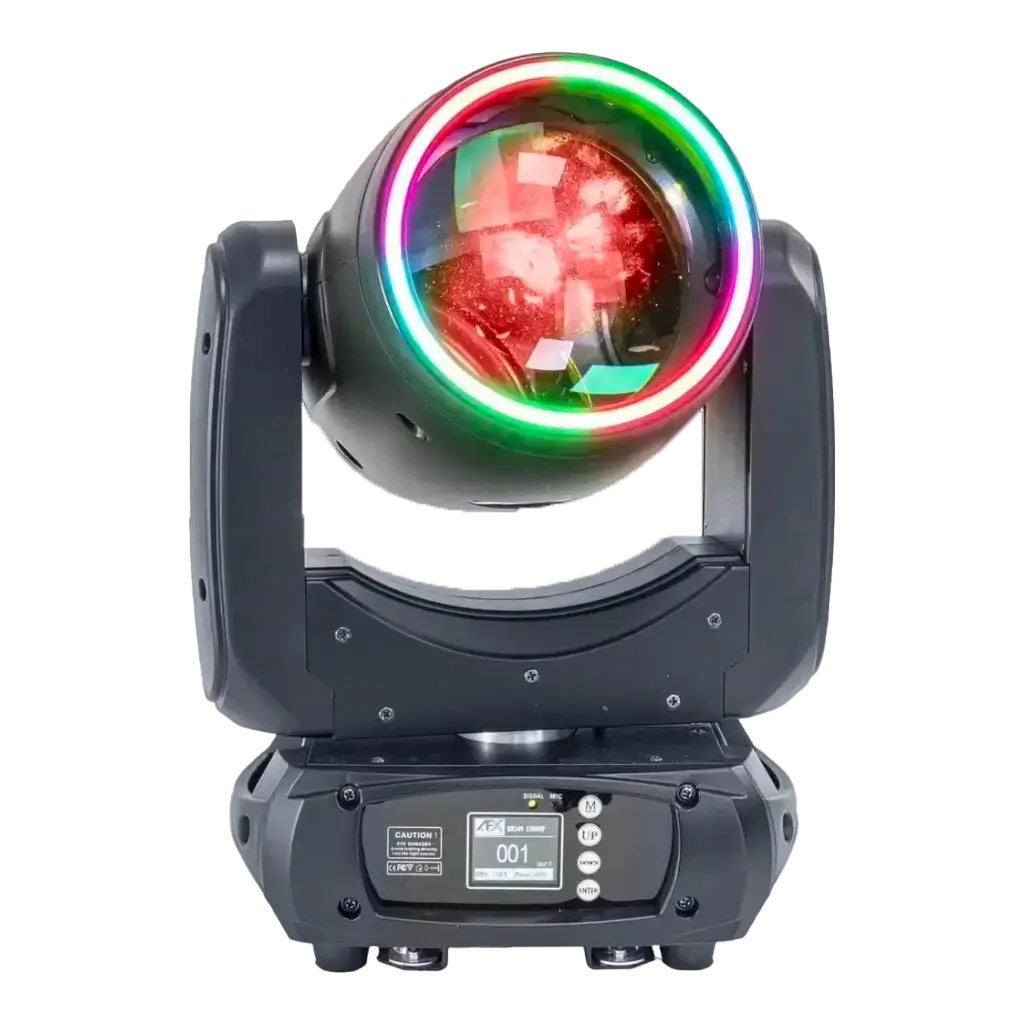 BEAM-100LED-MKII with double prime & light ring