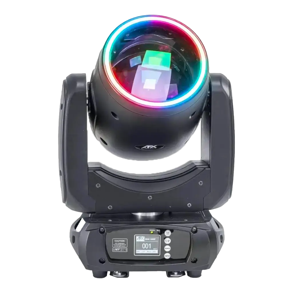 BEAM-100LED-MKII with double prime & light ring