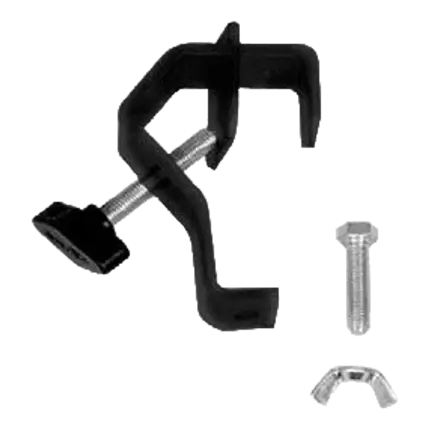 Black Hook with Counter Plate