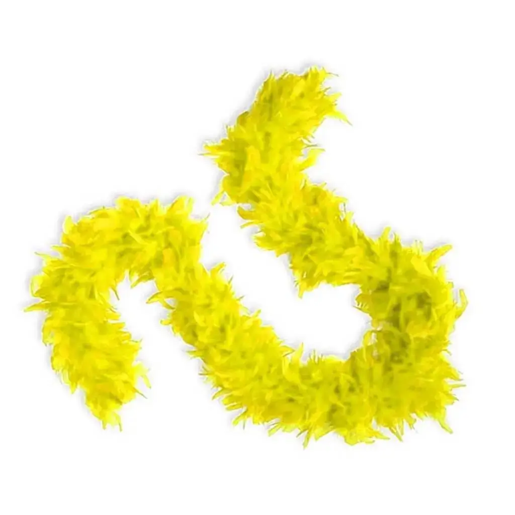 Yellow Feather Boa - 180 cm