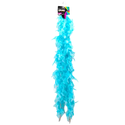 Turquoise Feather Boa - 180 cm