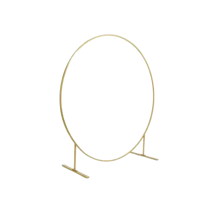 Structure Balloon Arch Round Metal Gold ø 2meter 