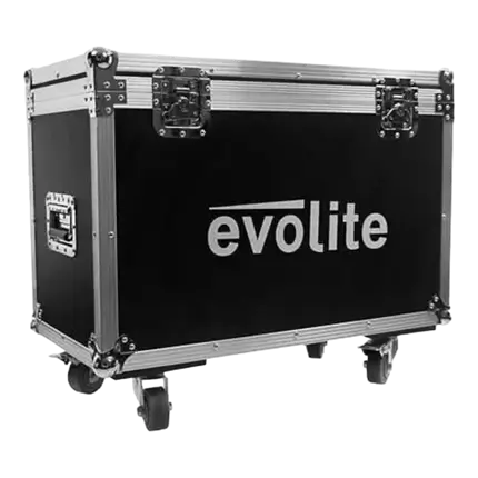 Flightcase for 2 Evolite Beam 7R