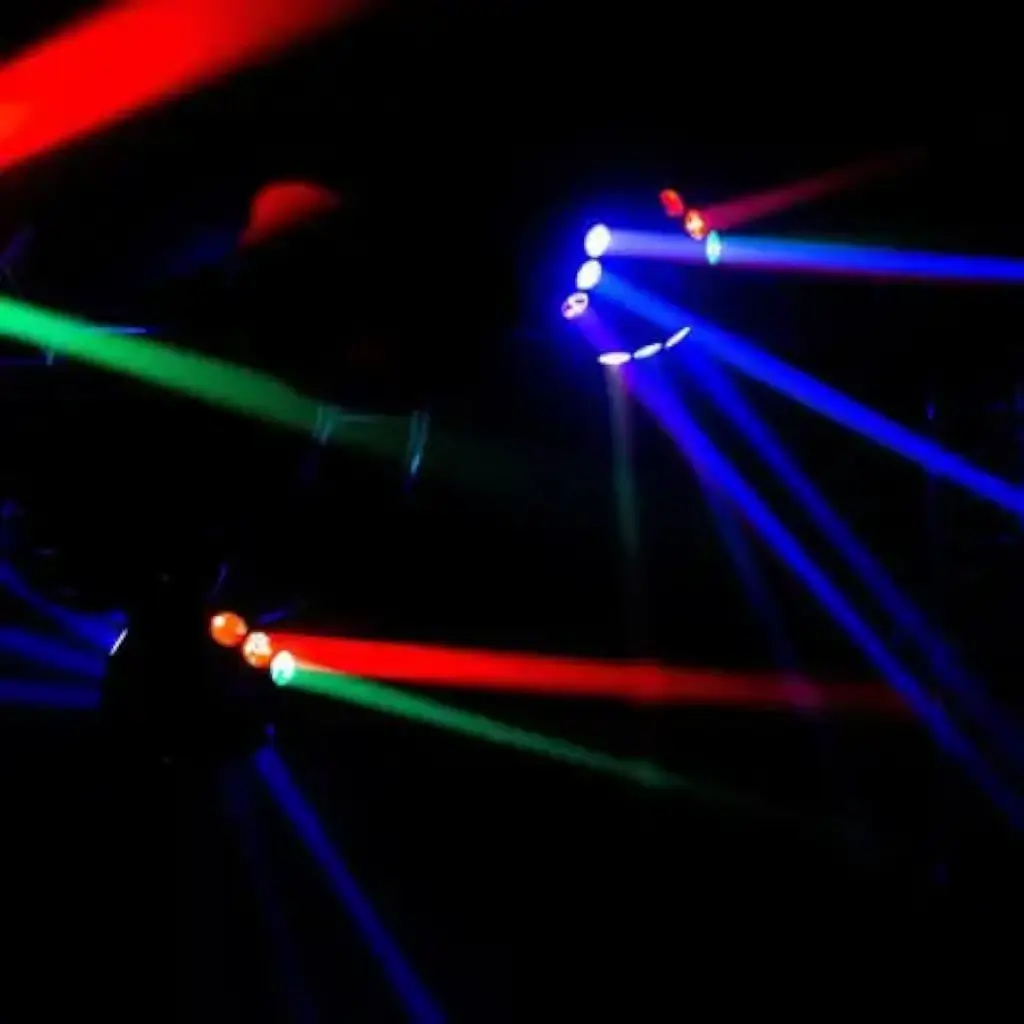 LED Beam RGB and Laser Mac Mah light set - Pyramida-LZR
