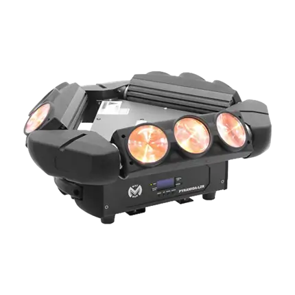 LED Beam RGB and Laser Mac Mah light set - Pyramida-LZR