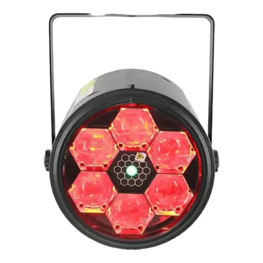 BoomTone DJ 2 in 1 LED Rotary and Laser Effect - BEE-FX LZR
