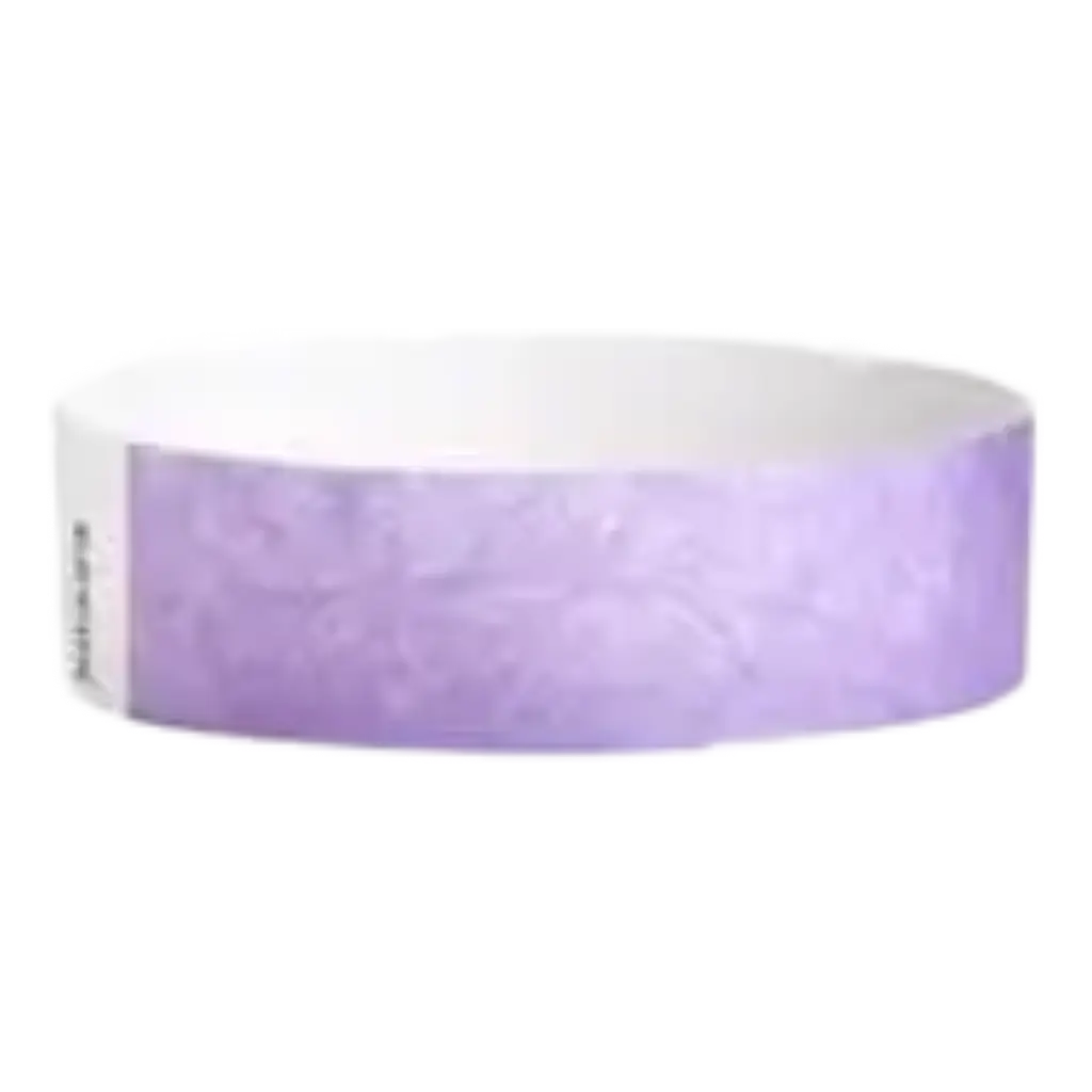 Tyvek® Wristband Purple Paper Without Marking