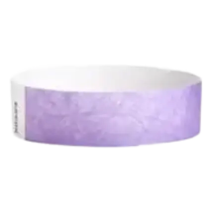 Tyvek® Wristband Purple Paper Without Marking
