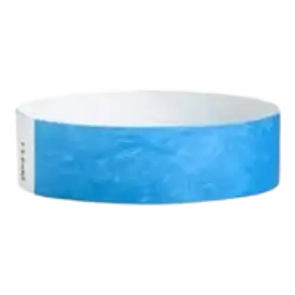 Paper Blue Tyvek® Wristband Without Marking