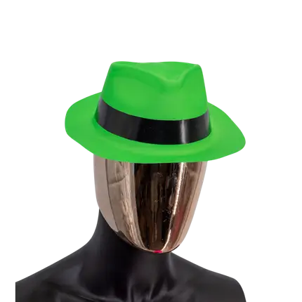 Neon Neon Mafia Style Tribly Hat Green