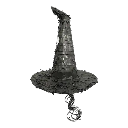 Witch Hat Pull Pinata Black