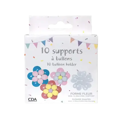 10 Flower Balloon Stands