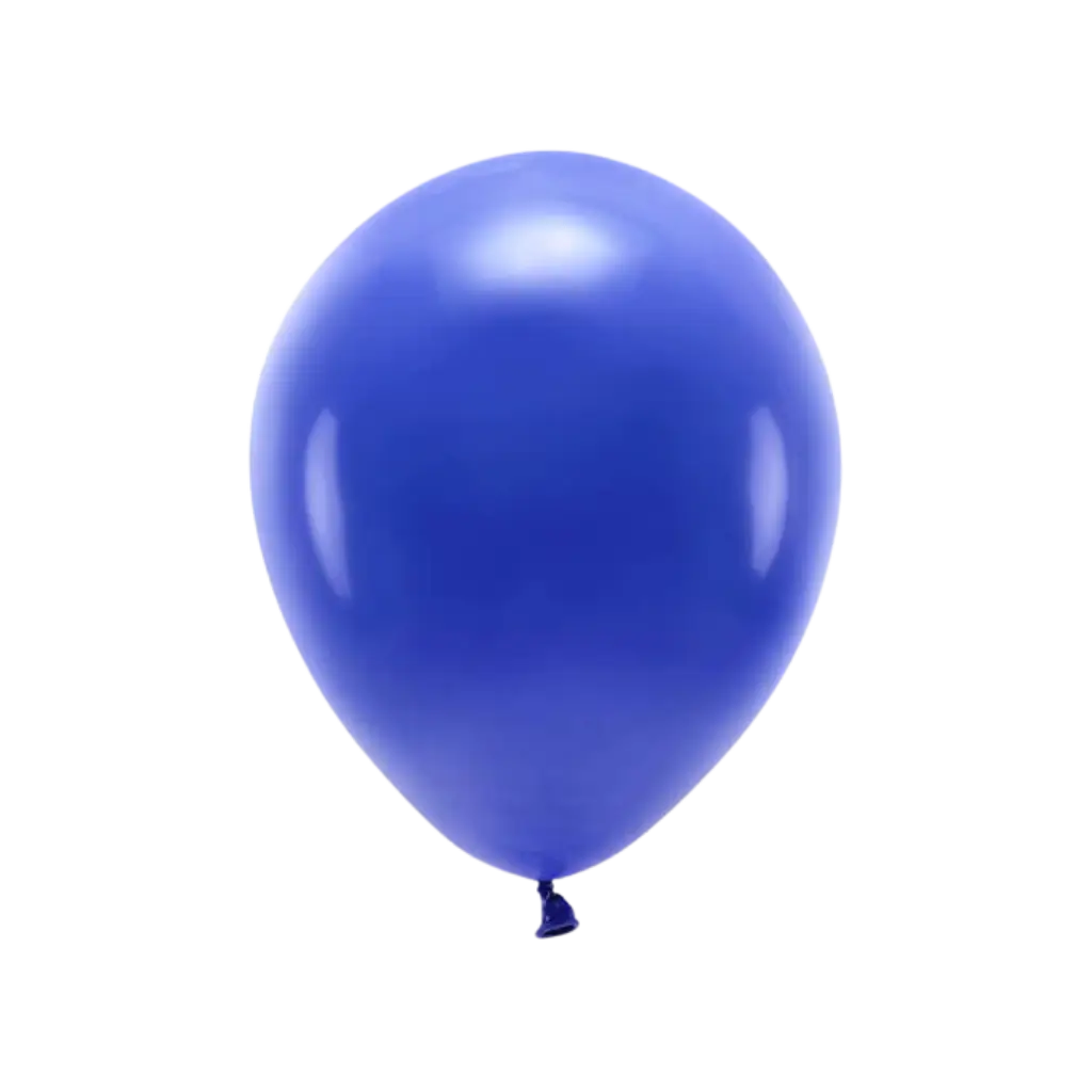 Pack of 100 Pastel 100% Organic Navy Blue Balloons