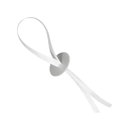 White Balloon Closing Tape 120cm