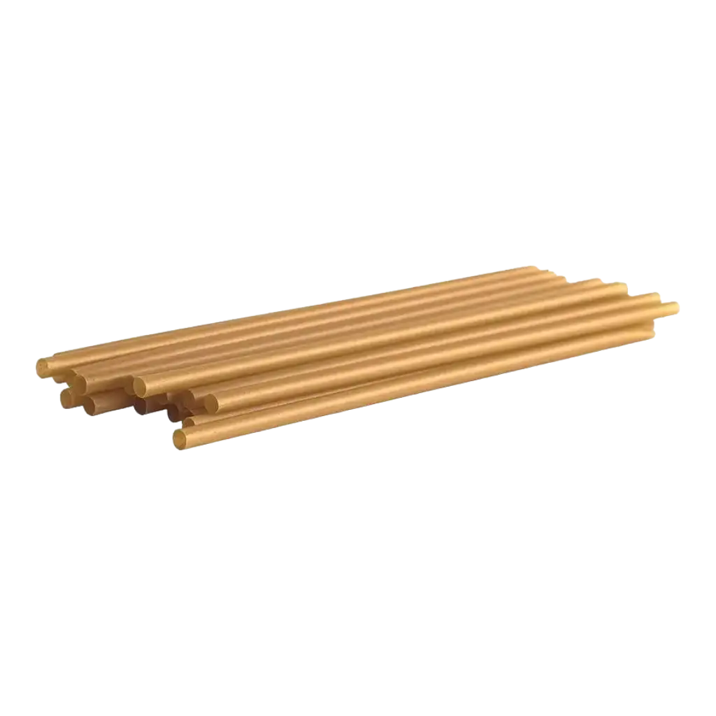 Straw 20cm ø6mm Biosourced in sugar cane - Box of 30