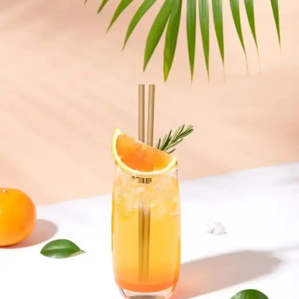 Straw 20cm ø6mm Biosourced in sugar cane - Box of 30