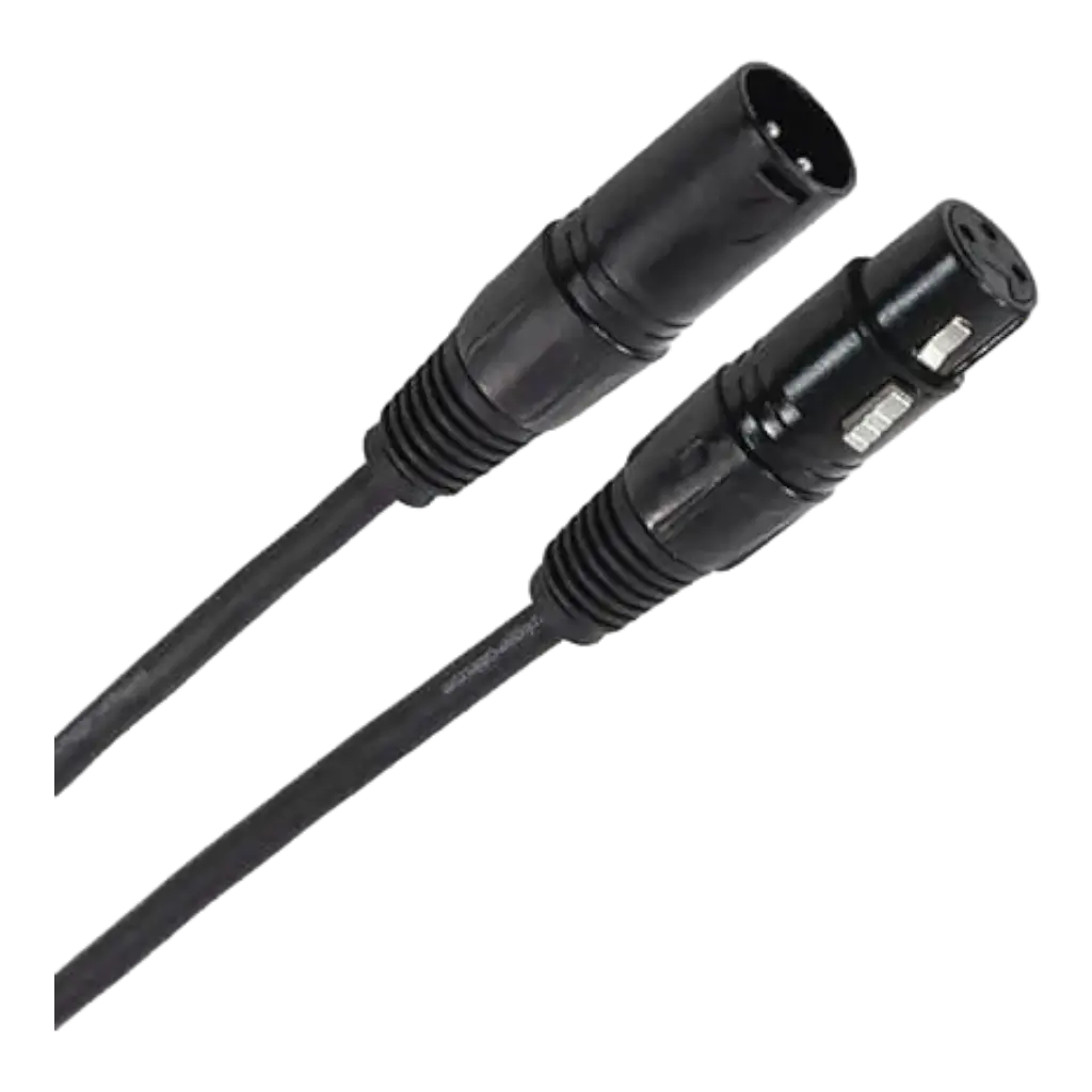 DMX cable XLR Female 3b - XLR Male 3b 60cm Easy - Plugger