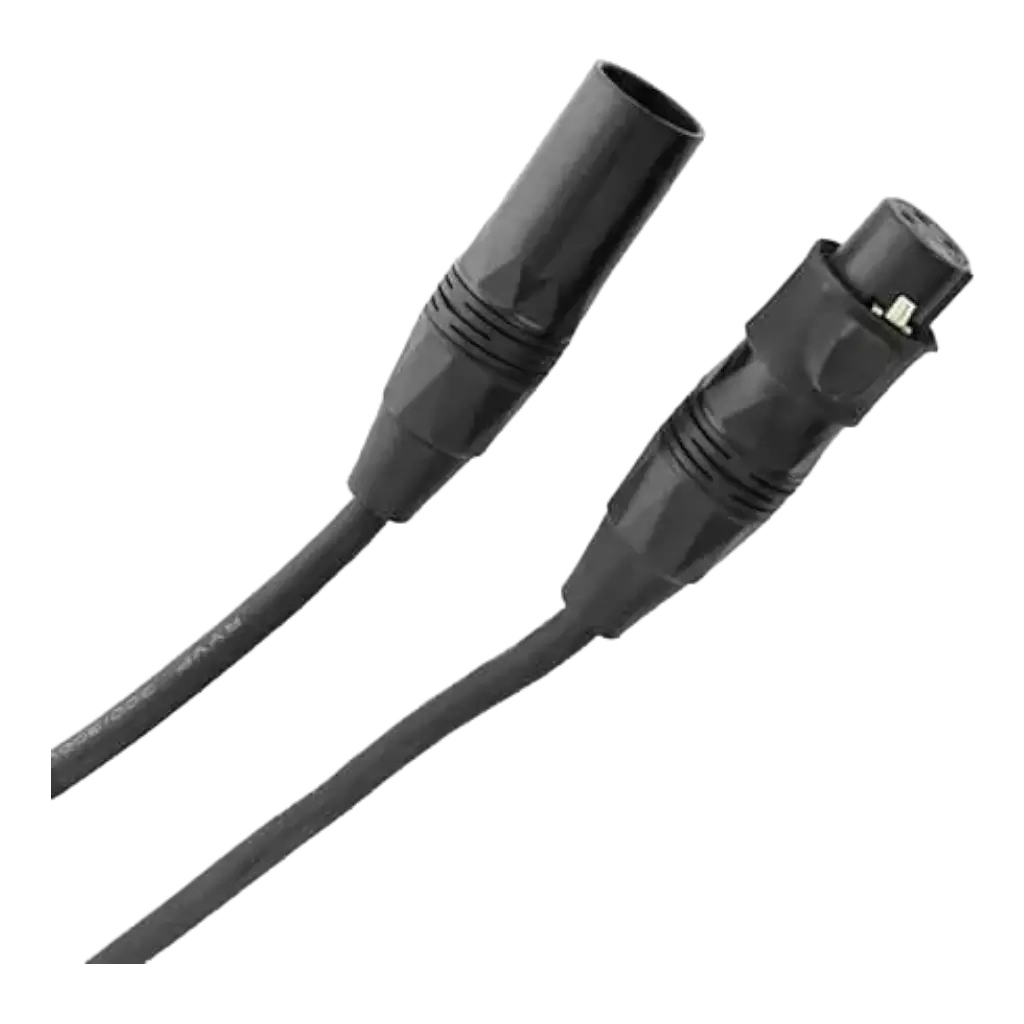 DMX IP65 cable XLR Female 3b - XLR Male 3b length 10m