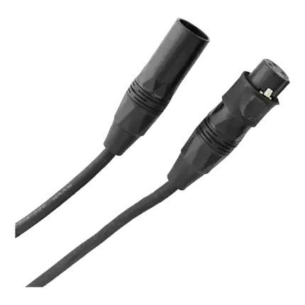 DMX IP65 cable XLR Female 3b - XLR Male 3b length 10m