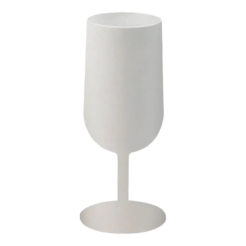 Eco Cup Wine Glass 12cl White