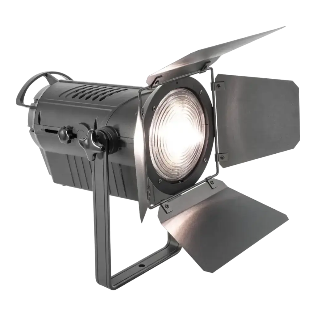 Fresnel spotlight for theatre and stage, white LED