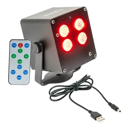 TINYLED-RGB-WASH Miniature LED WASH Cordless Machine