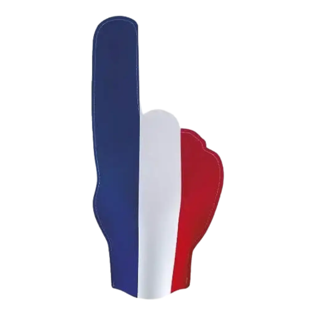 Giant Foam Hand for France Supporter 49cm
