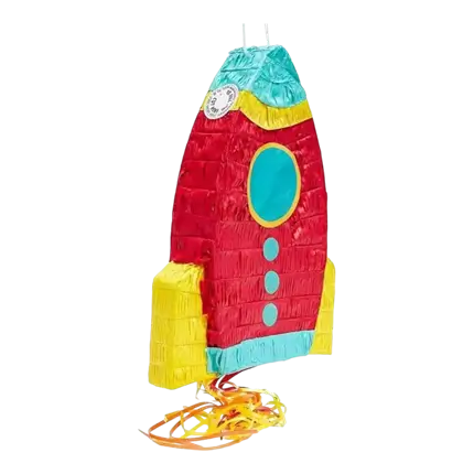 OUT OF SPACE rocket piñata