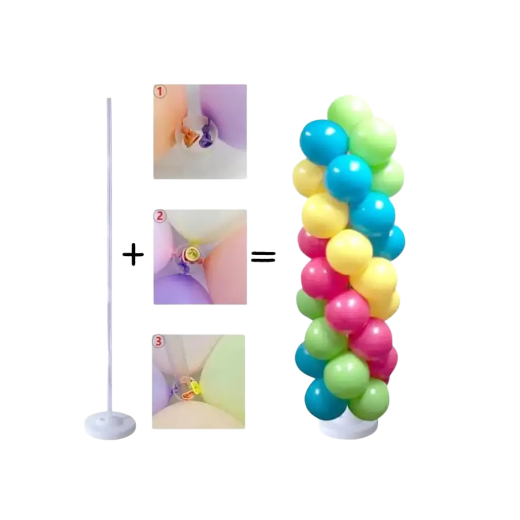 165 cm Column for 65 Balloons with Lest Water Bag