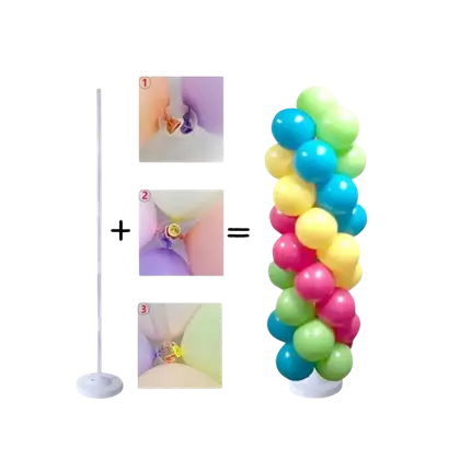 165 cm Column for 65 Balloons with Lest Water Bag